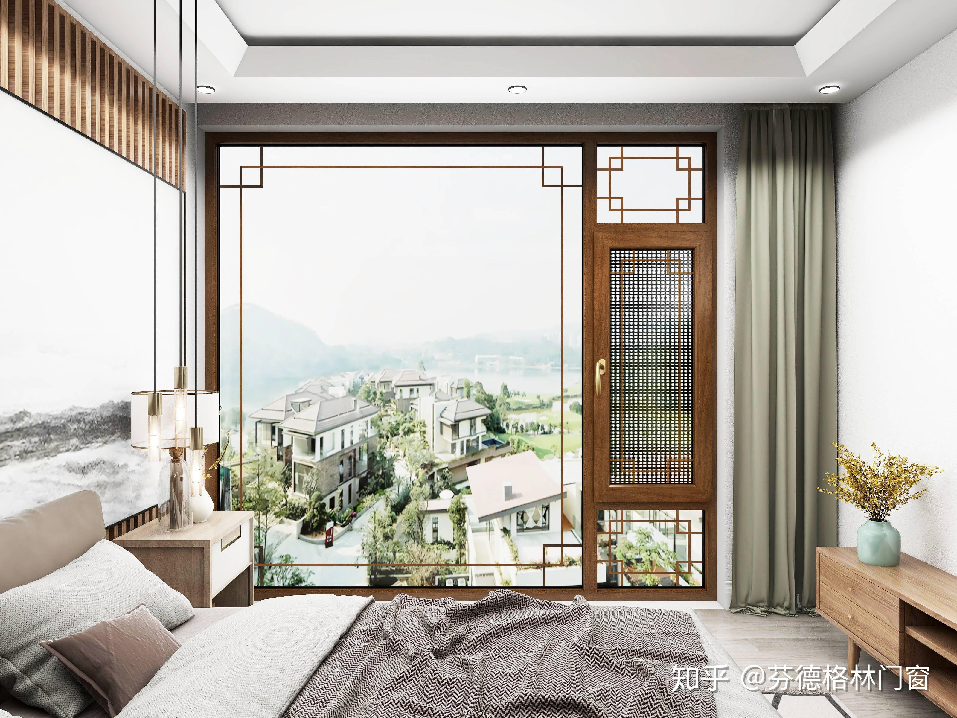 寒潮中的新中式门窗藏天地大美这才是真正的豪宅范儿