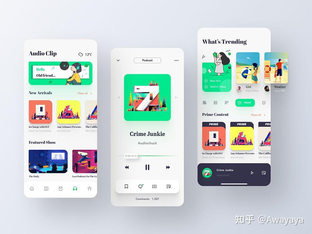设计灵感|音乐播放器App界面如何设计? - 知乎