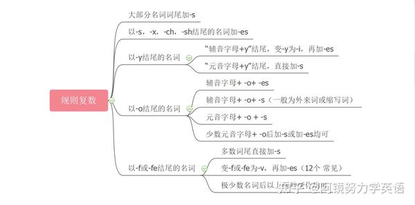 纯干货｜英语名词复数的变化规则和用法归纳 知乎