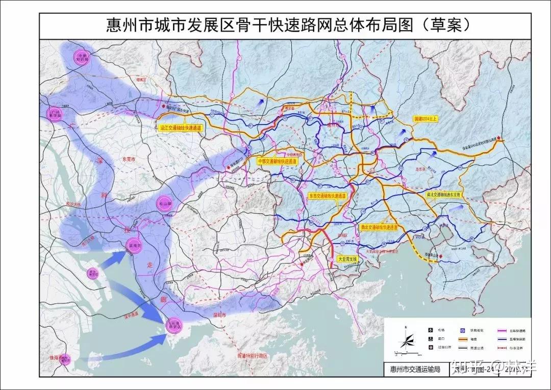 惠州最新交通规划出炉,丰字框架,五横五纵快速路这下厉害了