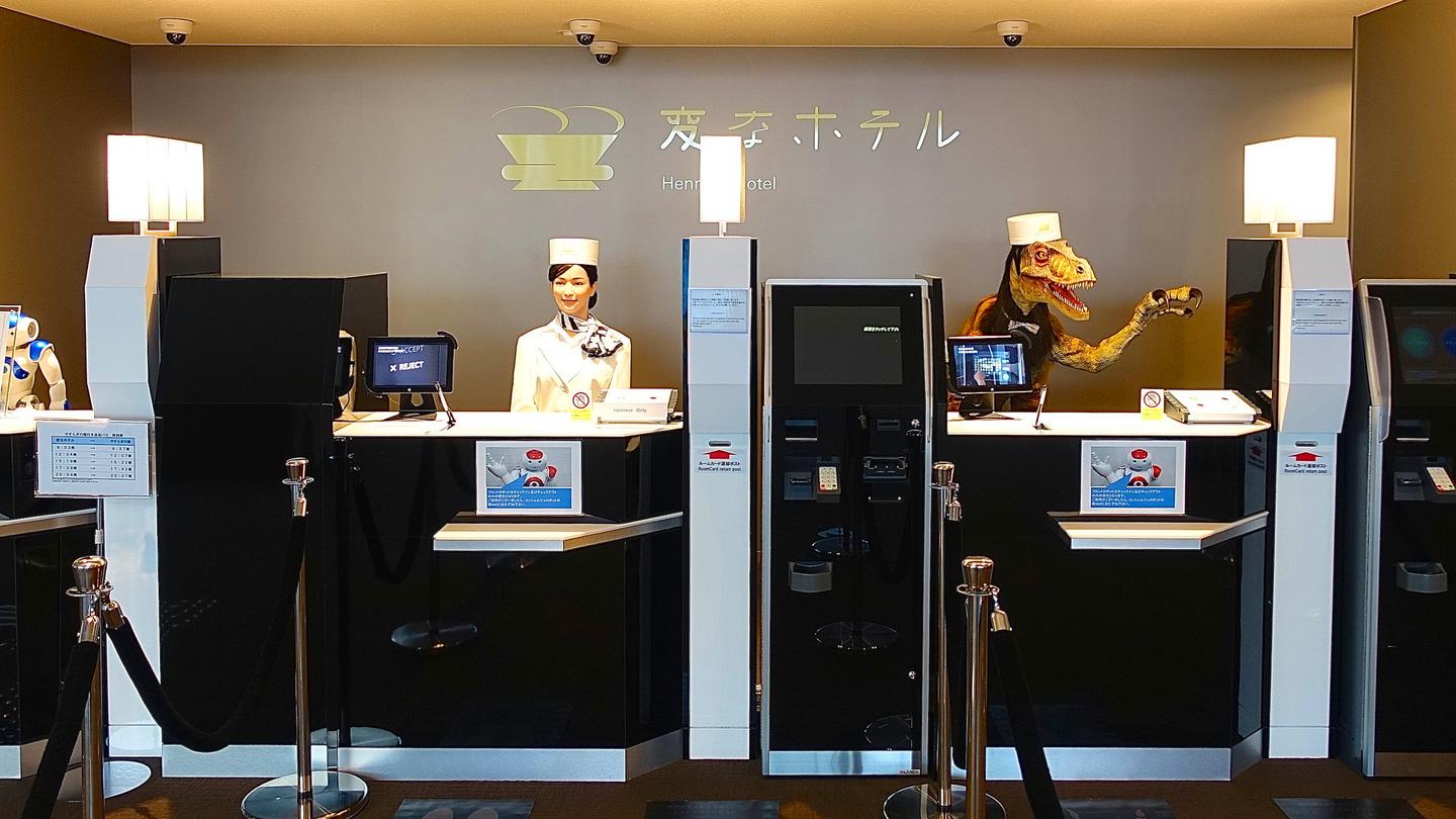 日本世界第一家机器人酒店游客通过人脸识别系统入住无需房卡