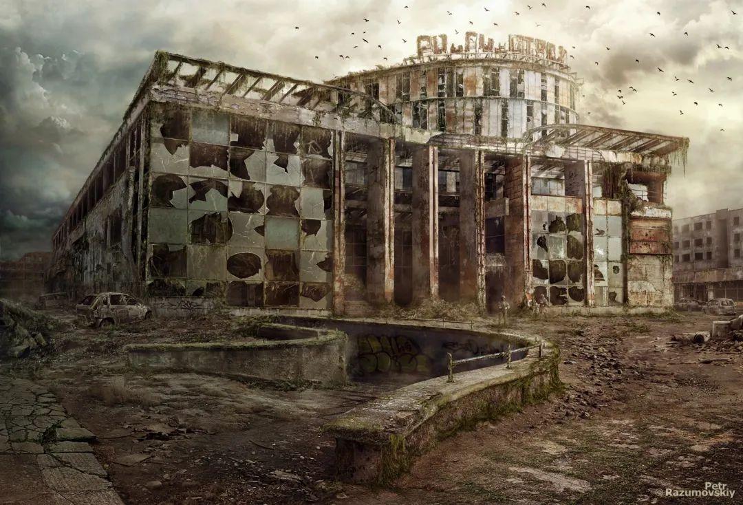 建模参考丨末日废土风格建筑场景素材第7期