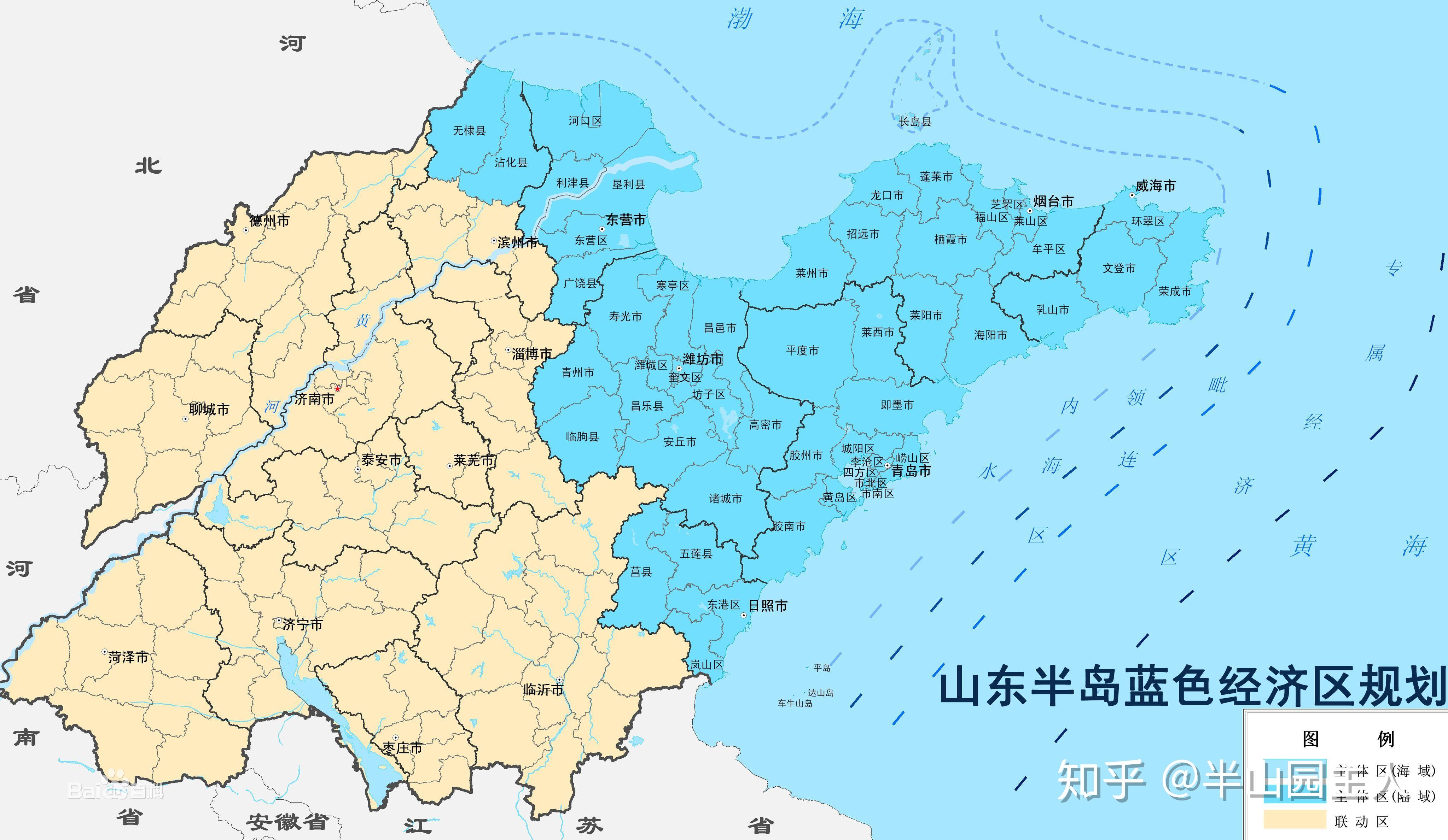 山东省海域地图图片