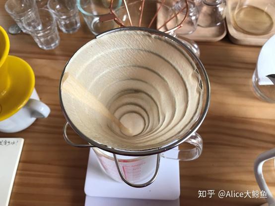 实验不同滤纸在冲煮时的吸水量