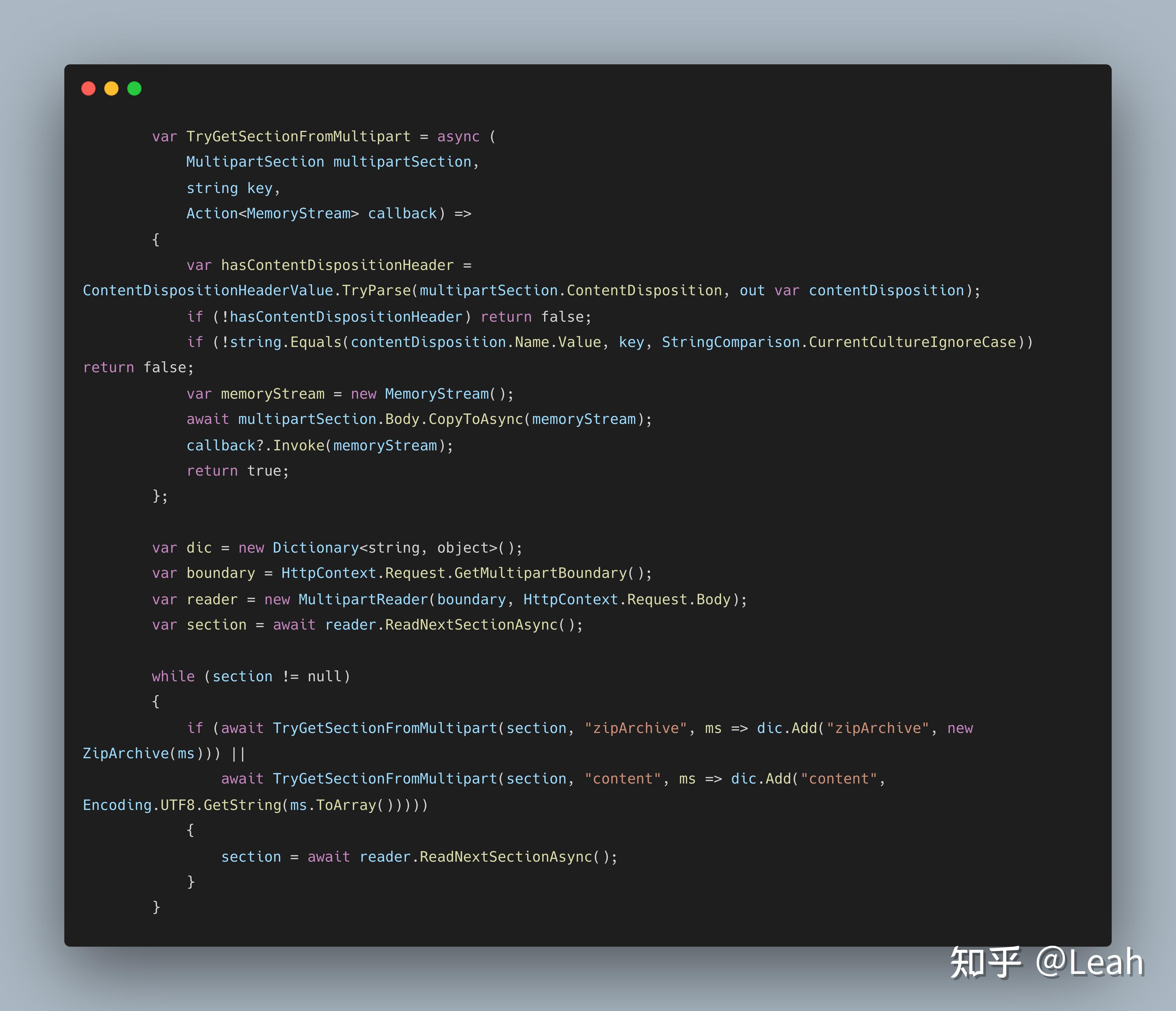  net core webapi multipartformdatacontent 