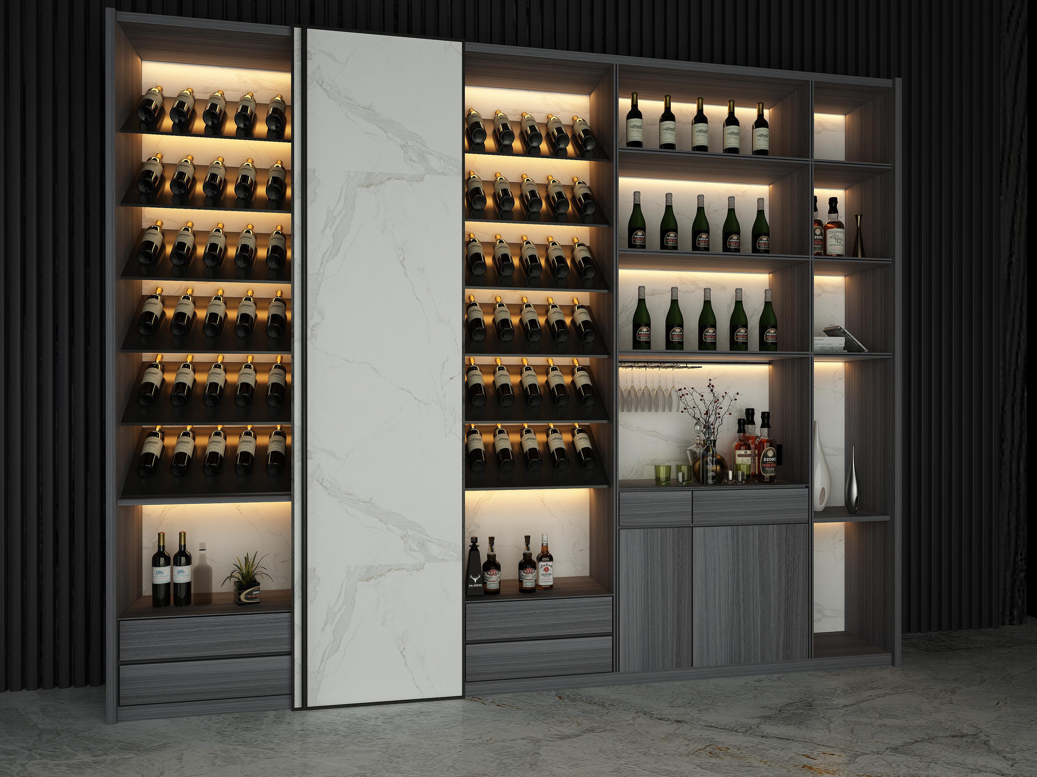 简一意式极简酒柜是什么样式的? - 知乎