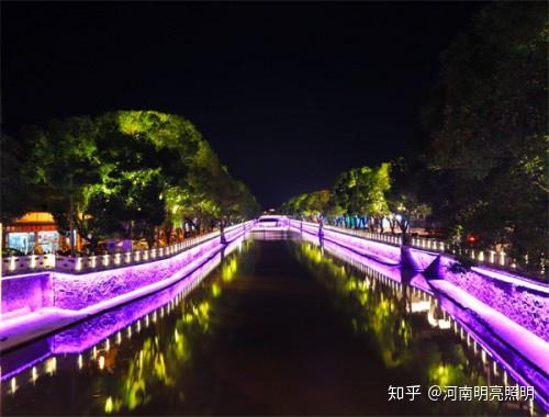郑州河道景观亮化工程,用灯光编织城市的梦 - 知乎