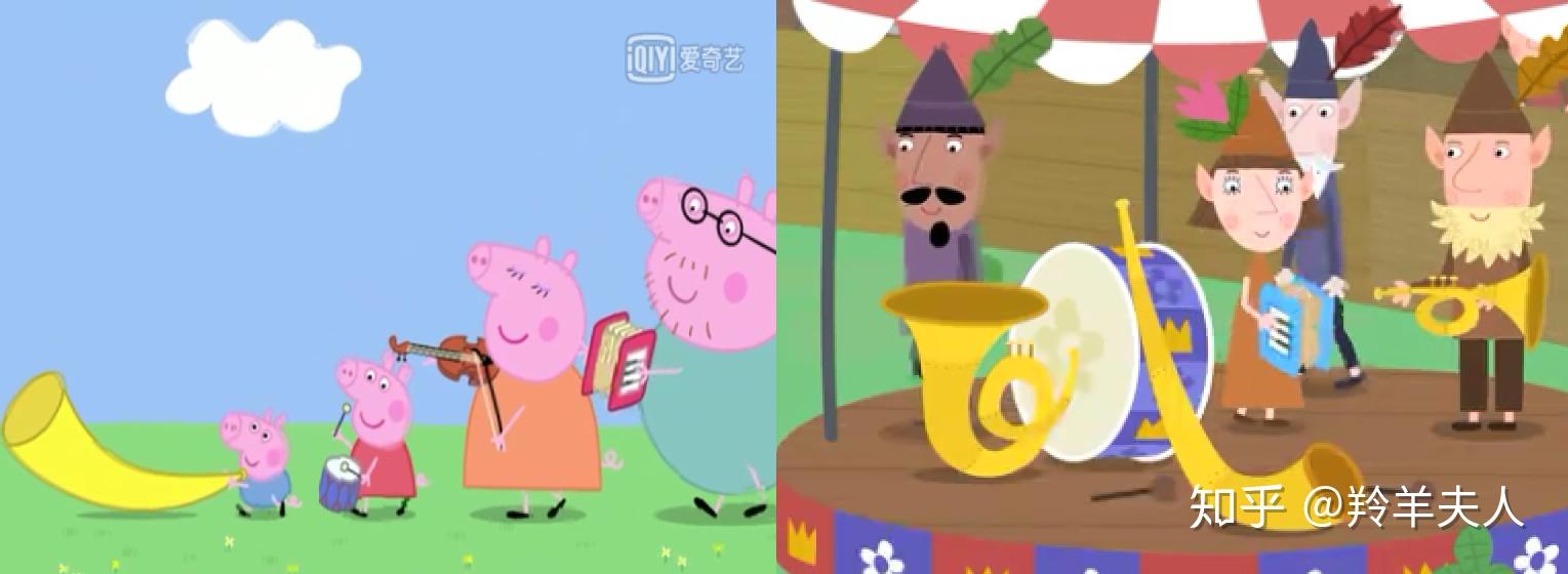 小猪佩奇与班班和莉莉的小王国中的同款