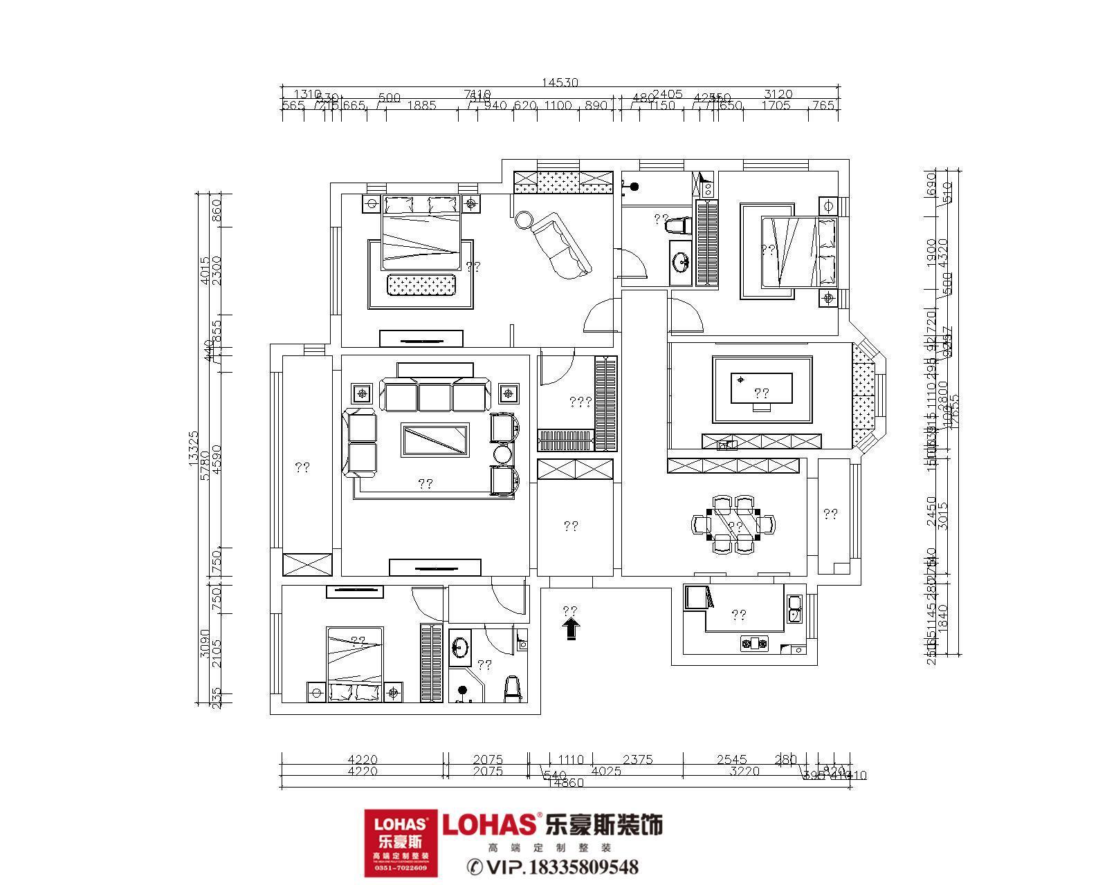 太原千禧学府苑户型图图片