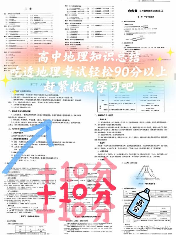 高中地理知识总结 吃透地理考试轻松90分以上 赶紧收藏学习吧 知乎