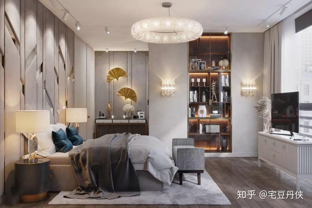 166㎡ 浅色调×现代轻奢风住宅空间设计 - 知乎