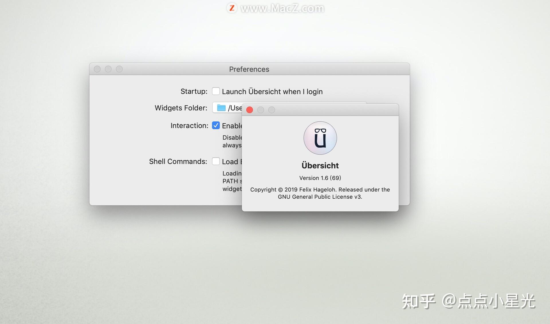 u04bersichtformac自定义桌面插件工具