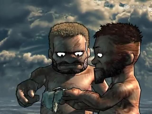 影片大量情节都在刻画两人共用一个心脏!