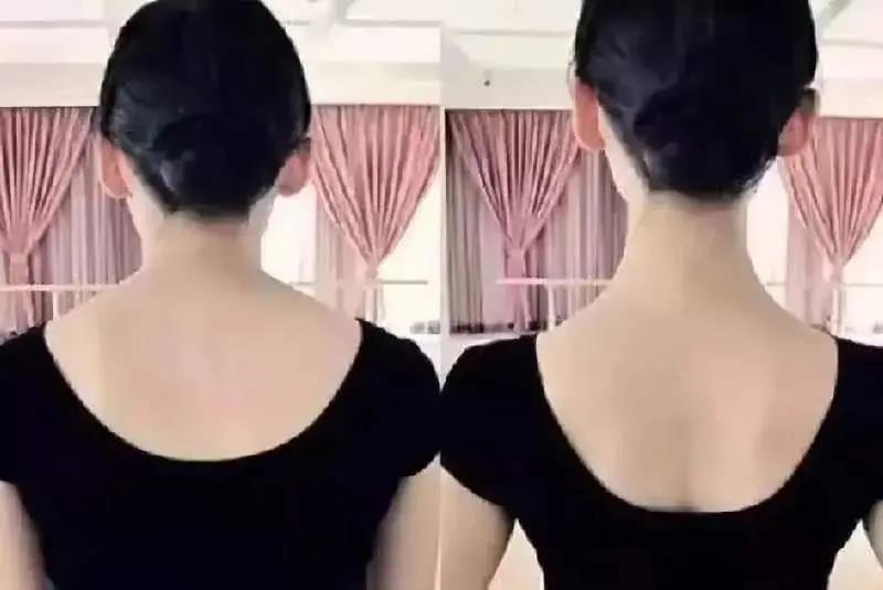 肩宽背厚脖子粗短斜方肌快走开女明星同款天鹅颈练起来