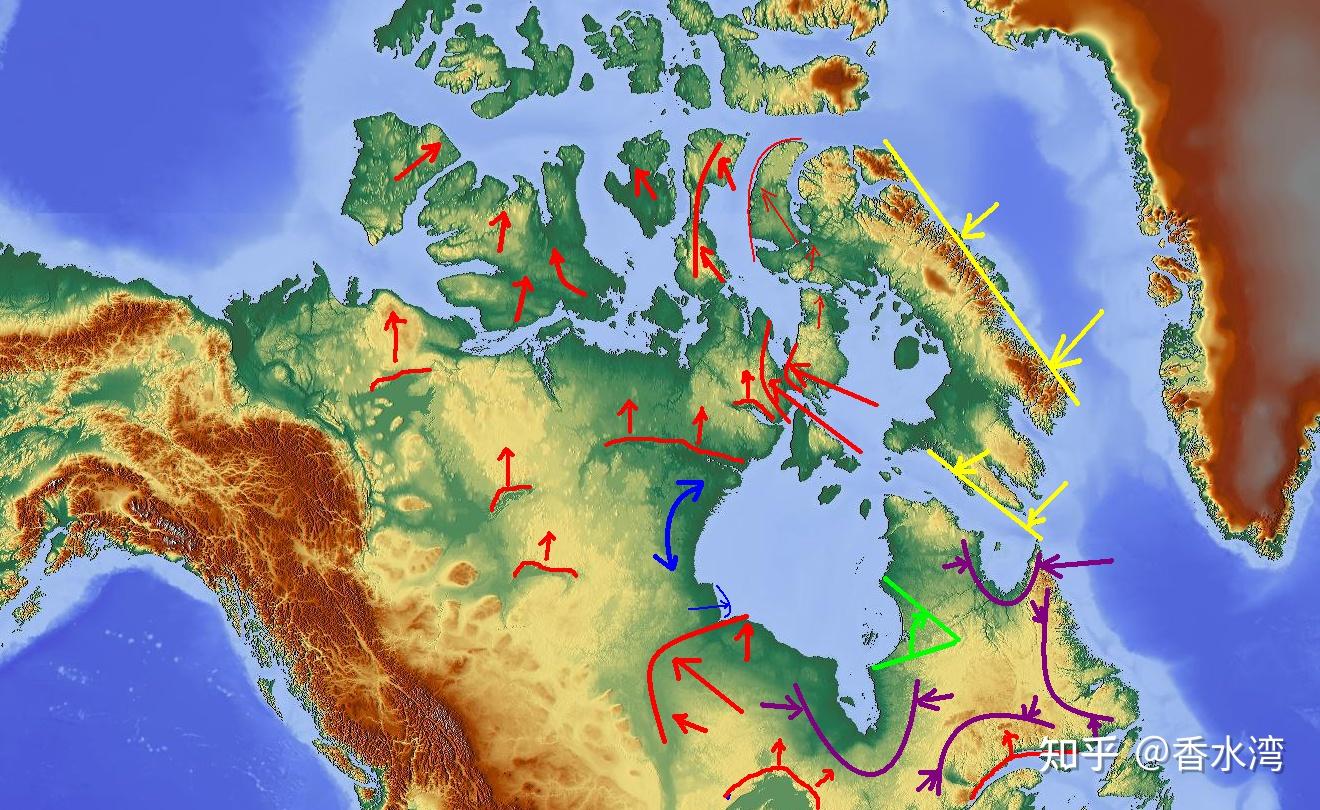北美东北侧的成因及地形细节特征分析 - 知乎