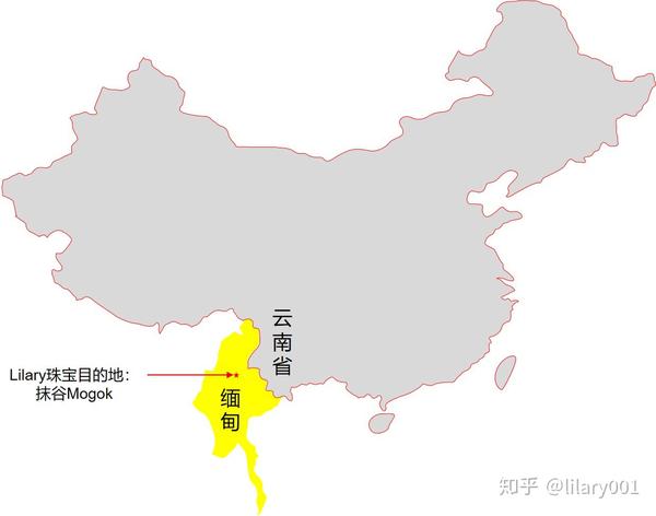 缅甸抹谷地图图片