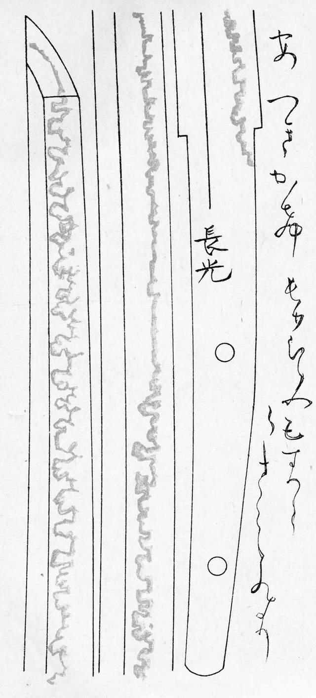 小豆長光)重要美術品小太刀銘 長光 (名物:鉋切長光)镰仓时代末期,长