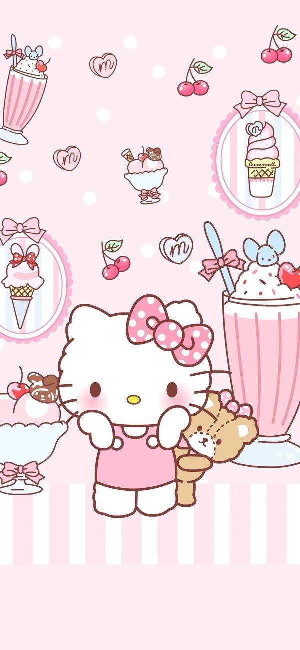 手机壁纸丨三丽鸥hellokitty凯蒂猫高清无水印卡通动漫可爱 知乎