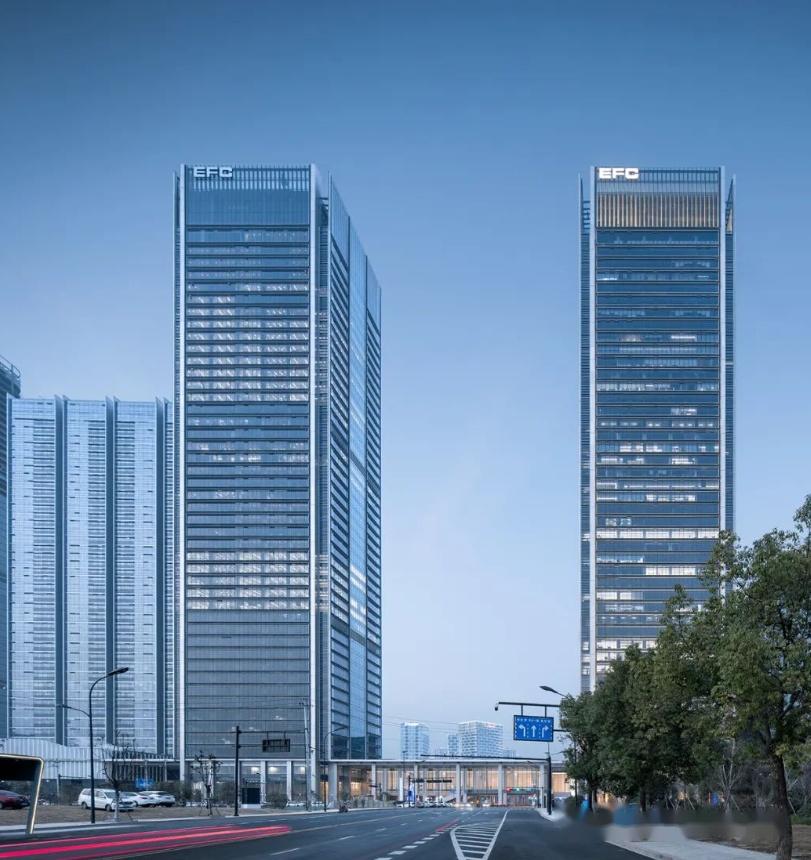 杭州未来科技城efc欧美金融城335㎡二楼沿街商铺出租独立门户独立卫生