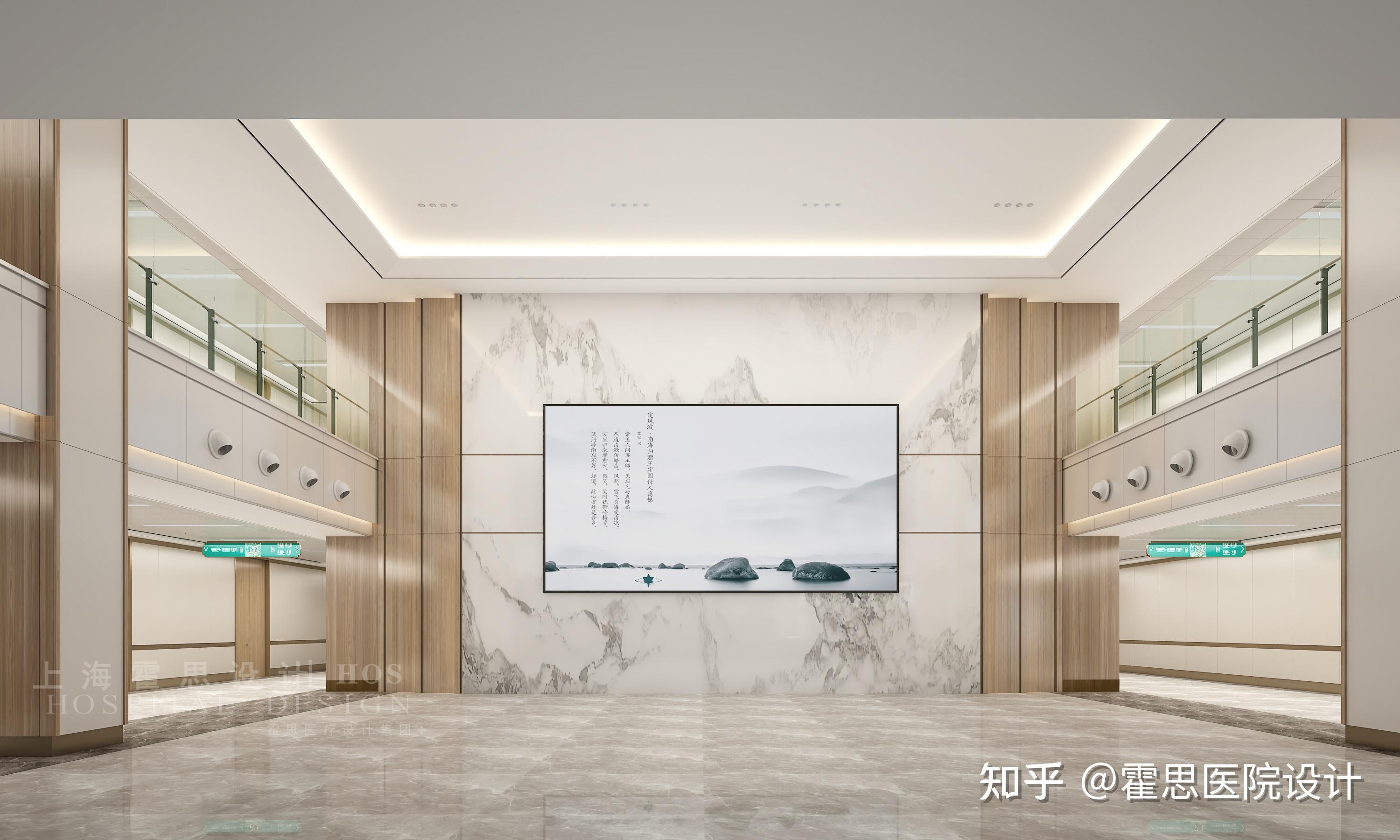 公立二甲中医医院设计丨只此青绿传统色彩的高级质感