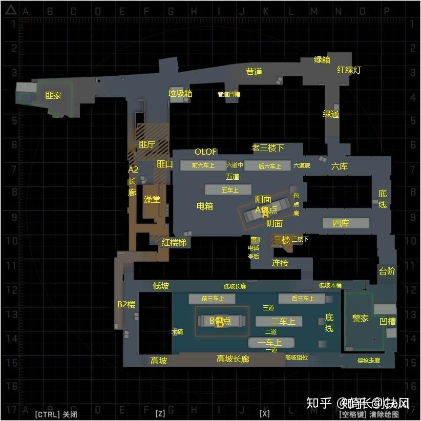 csgo各大地图报点指南