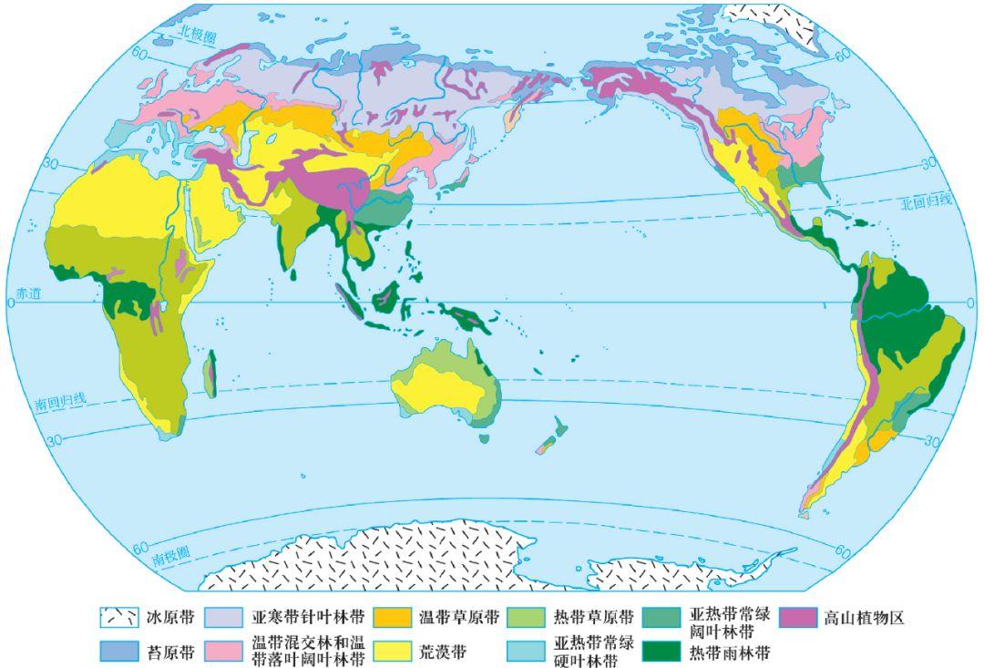 地理学习图鉴 超全 超清晰 超赞 图解各大洲气候类型 地形分布 知乎