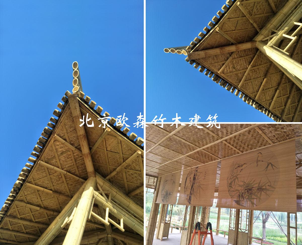 特色环保竹结构房屋竹建筑时尚美观性价比高