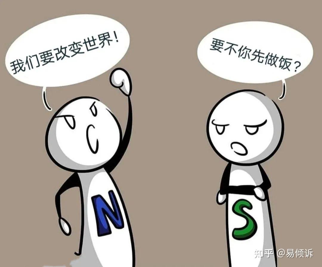 MBTI中的 “N” 和 “S” 到底有什么区别? - 知乎