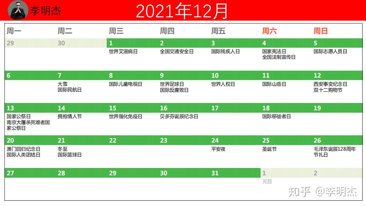 2021年营销日历完整版全年借势热点借势营销建议