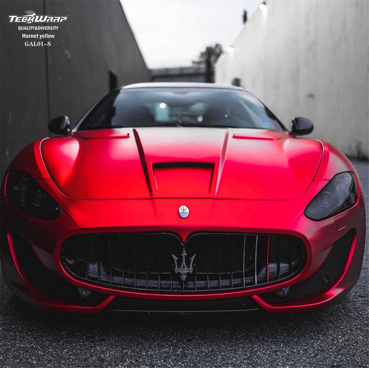 红色玛莎拉蒂多吗?这台是贴teckwrap秃鹰改色膜的