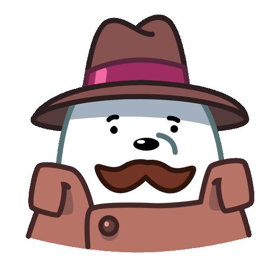 telegram上有趣的表情包之一threebears