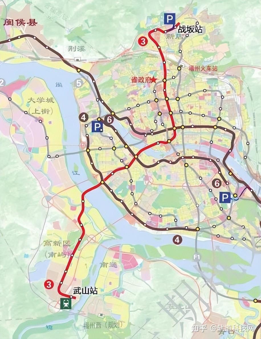 官方回复福州地铁第三轮规划拟上报5条线路计划年内上报国家