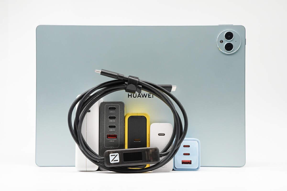 powerzak001数显线让华为matepadpro132寸快充看得见