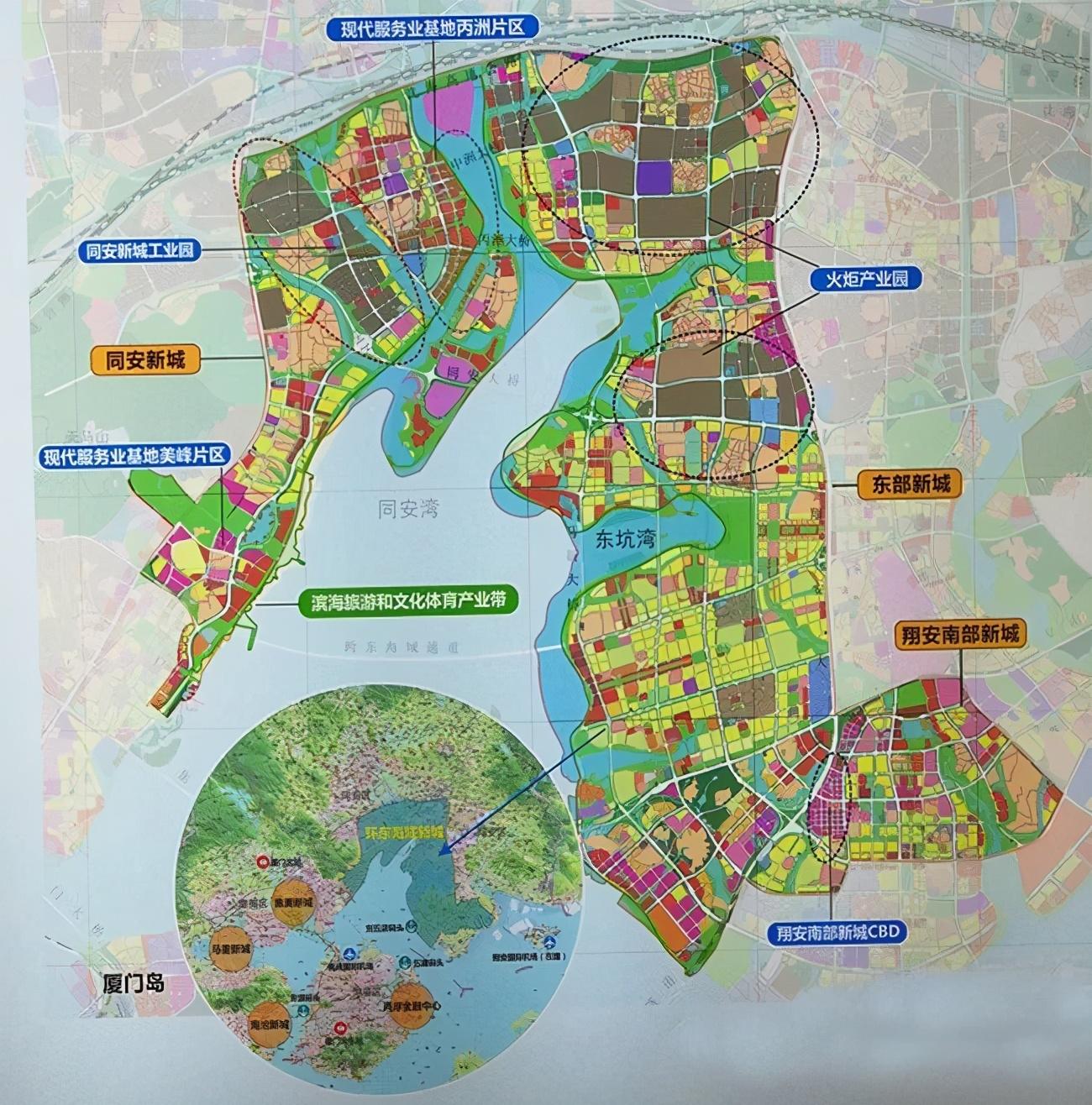 厦门环东海域规划图图片