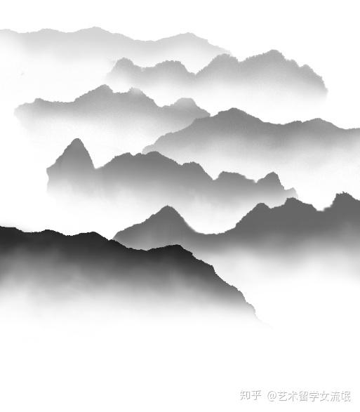 如何用ps绘制出山水国画的效果