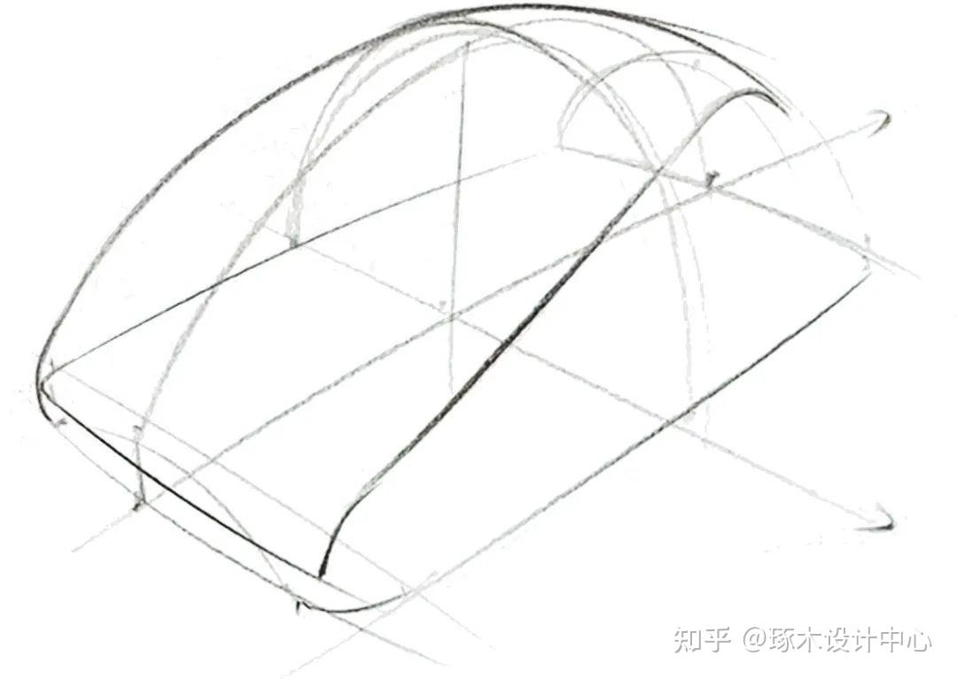 工业设计手绘考研基础教学·第一课:弧线的绘制 - 知乎
