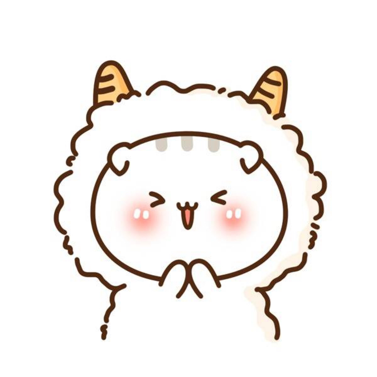 有没有可爱的小羊的壁纸头像也行