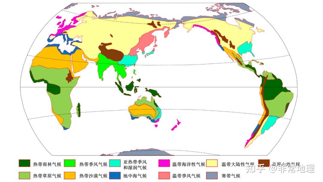 温带海洋性季风气候图图片