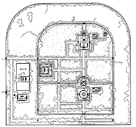 中国古代最大的祭祀建筑,祭祀自然神的场所,天坛由圜丘坛,皇穹宇,祈谷