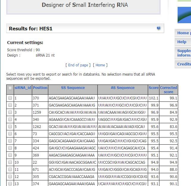 si RNA的设计 - 知乎