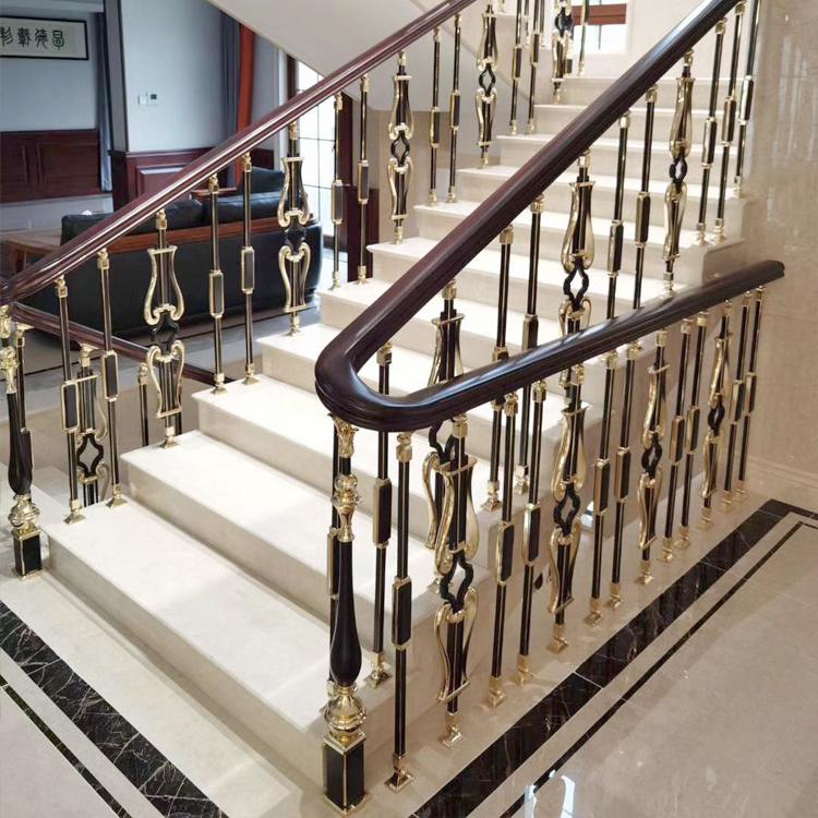 铜艺楼梯扶手简约大气彰显品位