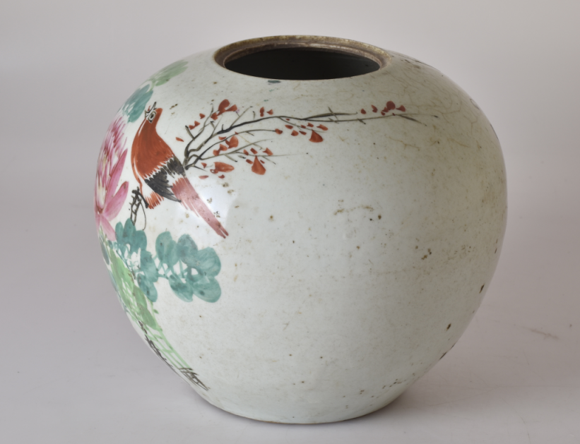 迎春拍精品推荐《粉彩花鸟西瓜罐》 - 知乎