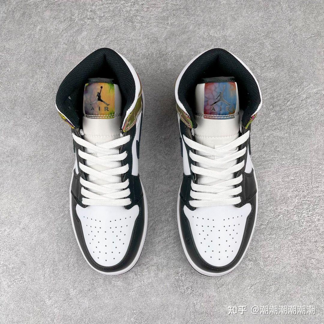 air jordan aj1 mid 中帮 炫彩变色龙