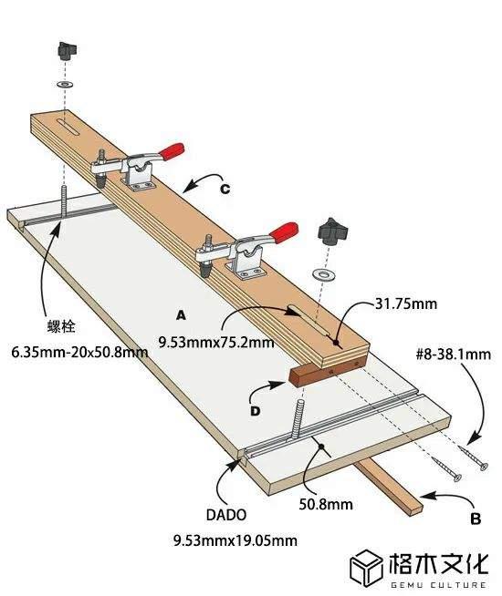 木工自制推台锯设计图图片