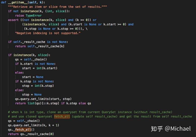 Django ORM QuerySet caching 知乎