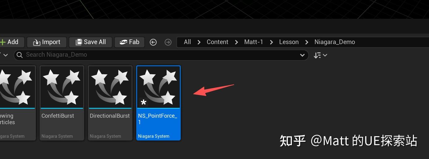 虚幻UE5.7 Niagara | 用一个简单例子,看看 “POINT FORCE(点力) 模块”的用法 - 知乎