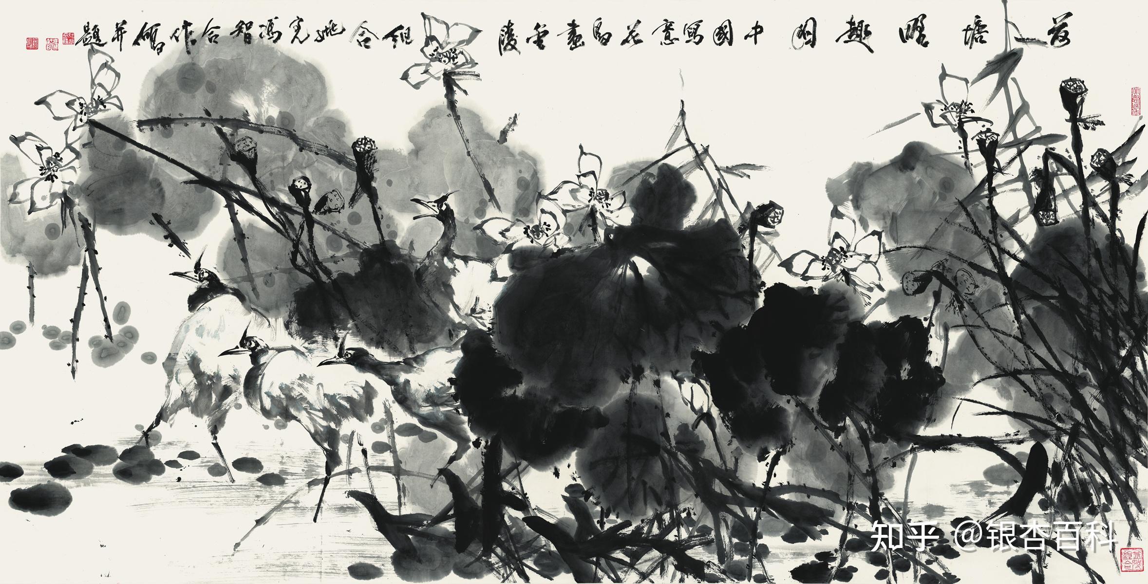 独树一帜的中国写意花鸟画金陵组合 - 知乎