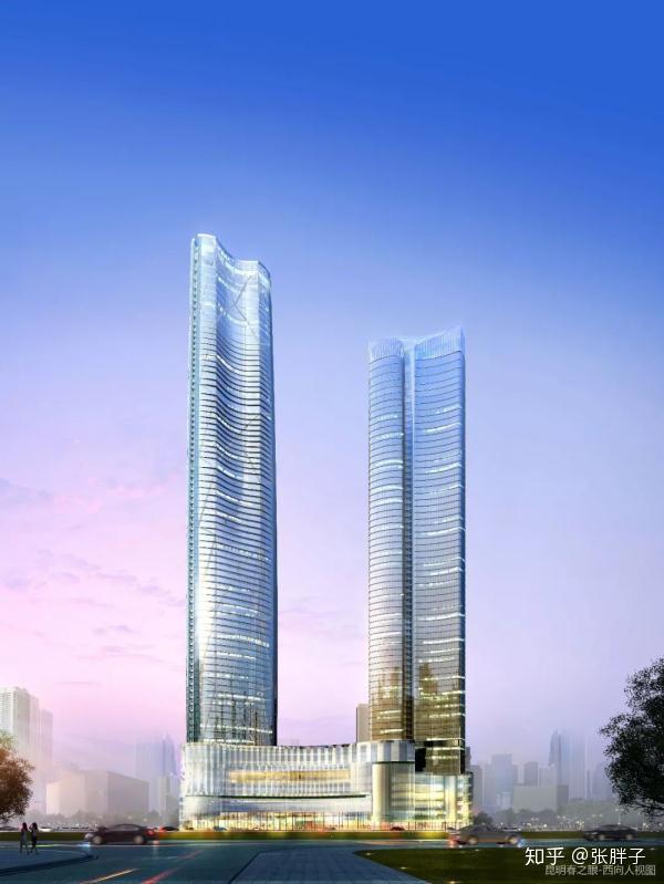 云南第一高楼俊发春之眼来了高407米就在昆明市中心
