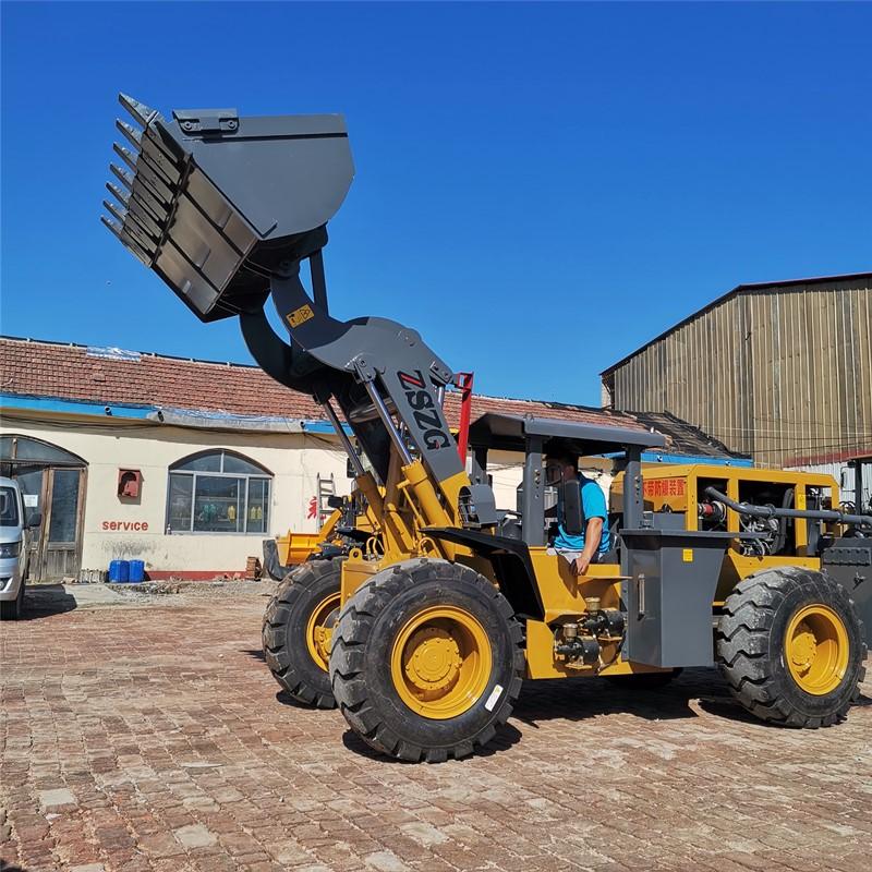 巷道装载机矮体矿井铲车双摇臂铲车