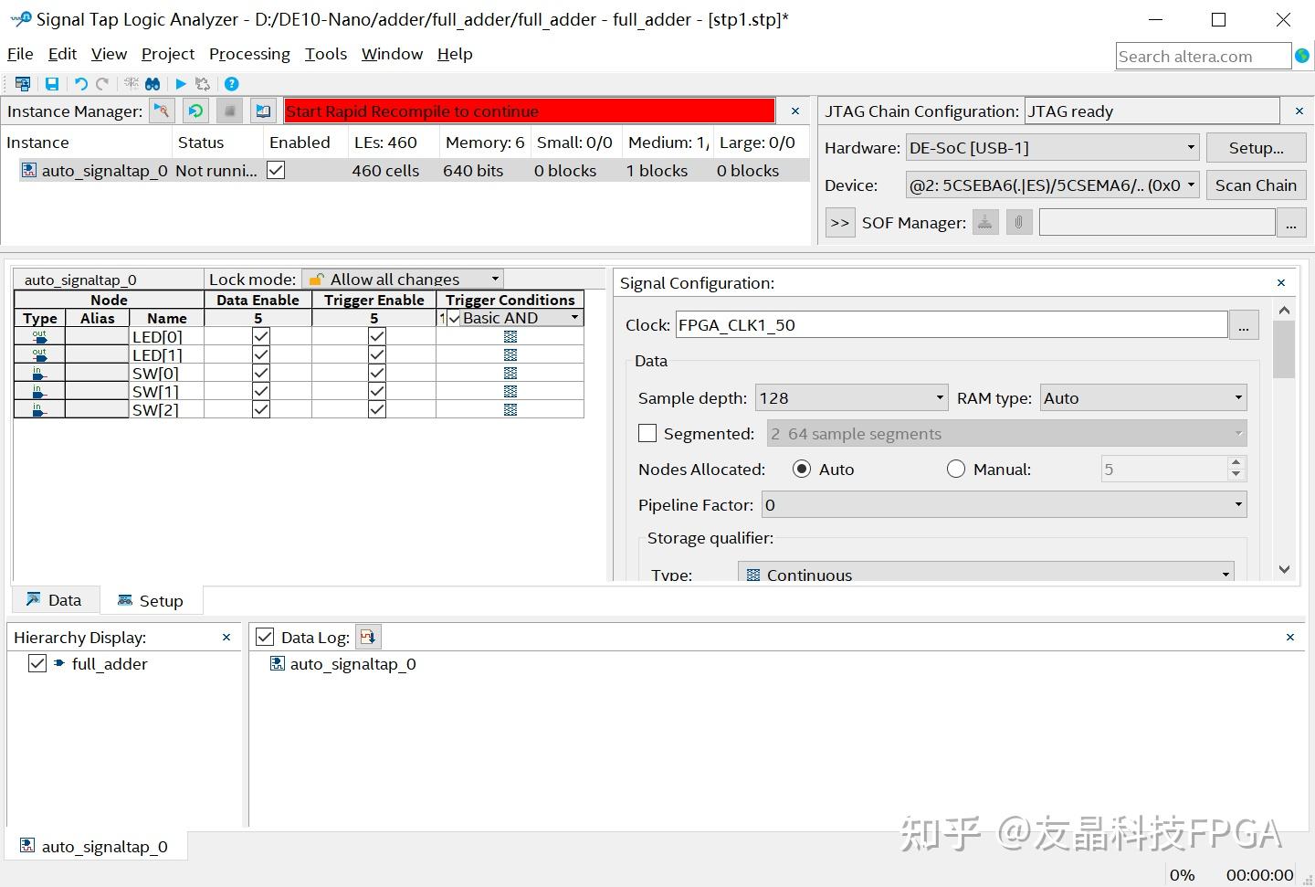 Signal Tap Logic Analyzer使用讲解 知乎